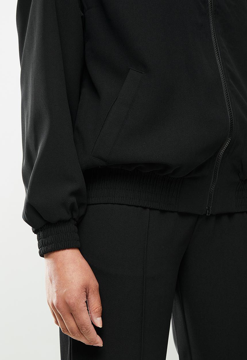 POLO - Amelia woven tracksuit jacket - black