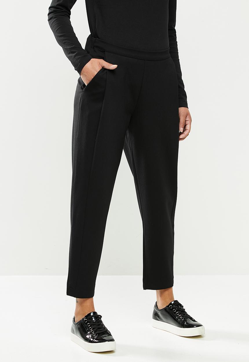 POLO - Karina pleat pull on pant - black
