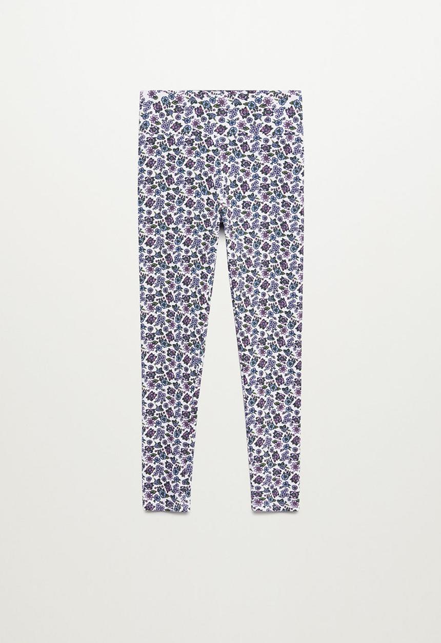 MANGO - Florip leggings - white