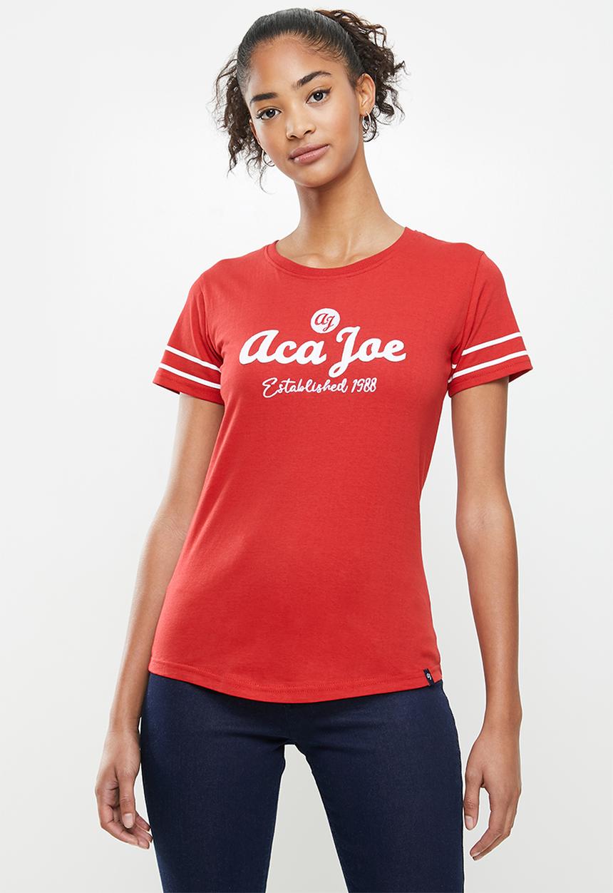 Aca Joe - Basketball short sleeve T-shirt - red