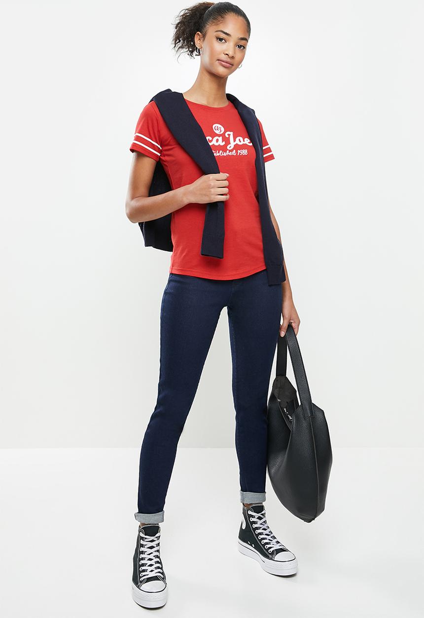 Aca Joe - Basketball short sleeve T-shirt - red
