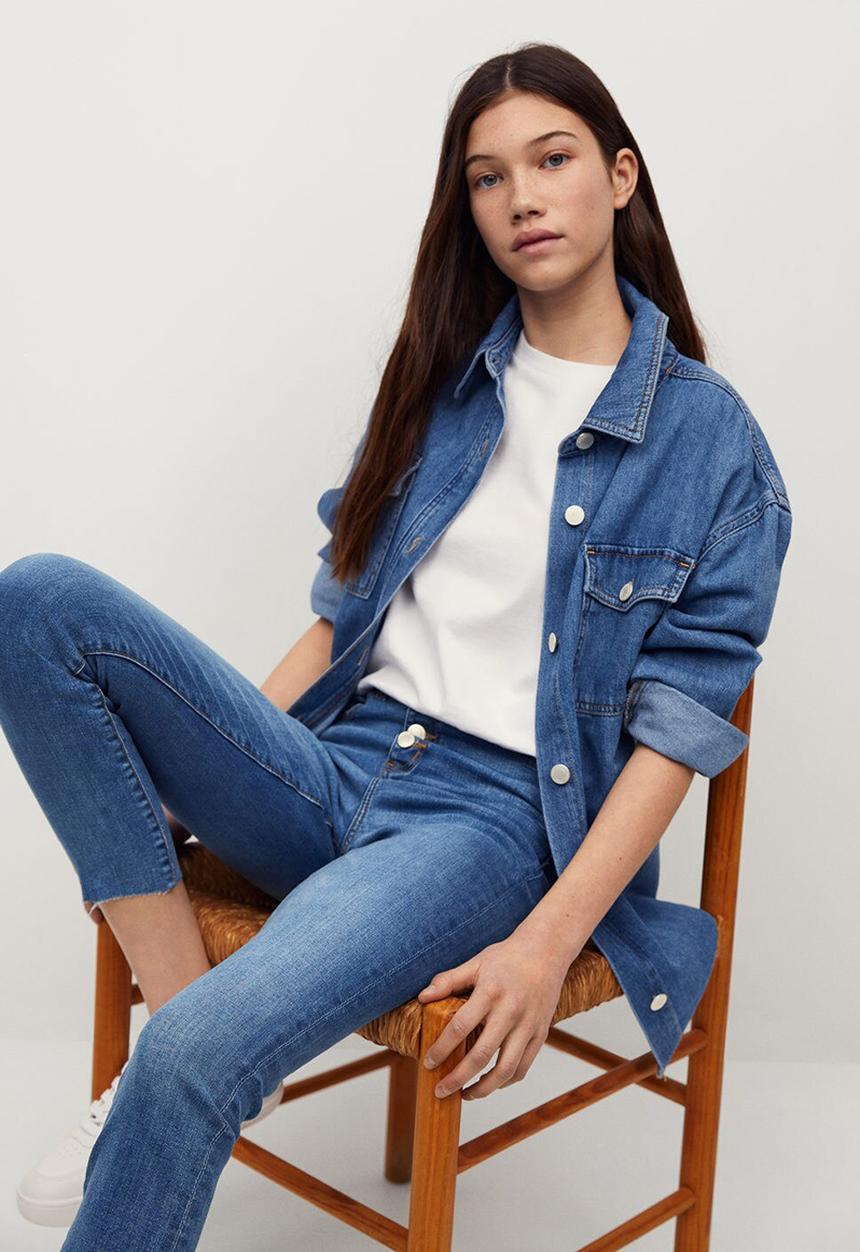 MANGO - Filipa jeans - open blue