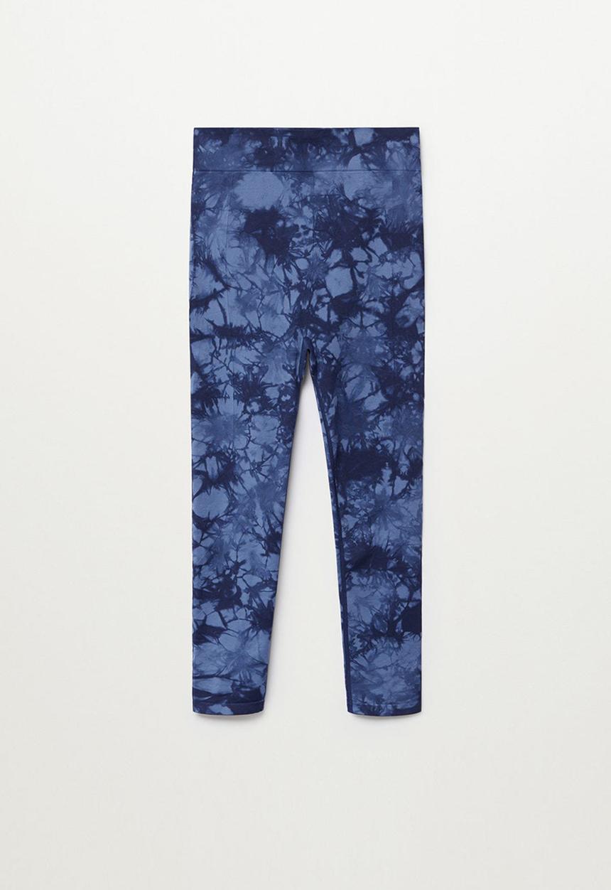 MANGO - Tiedye leggings - navy