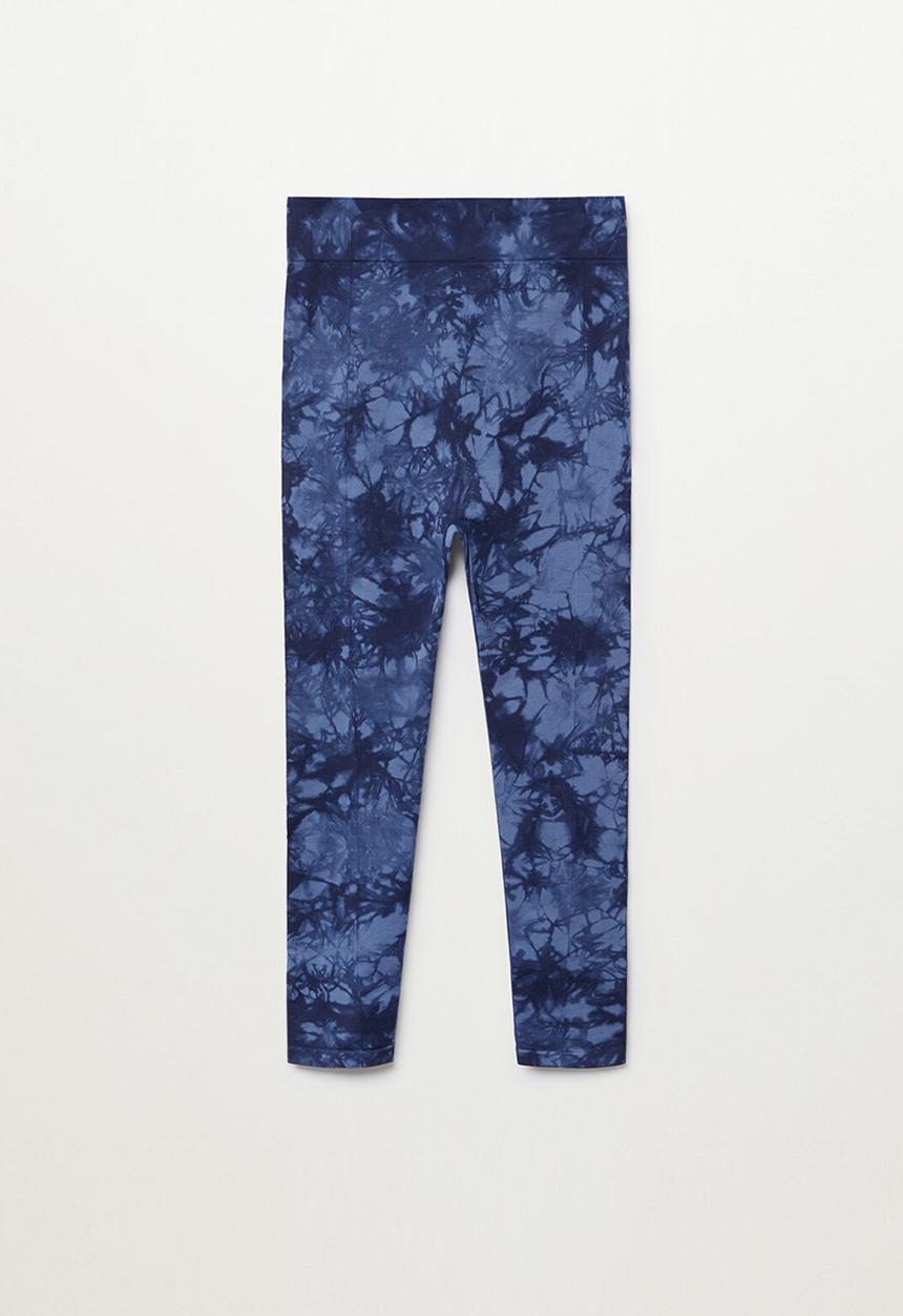 MANGO - Tiedye leggings - navy