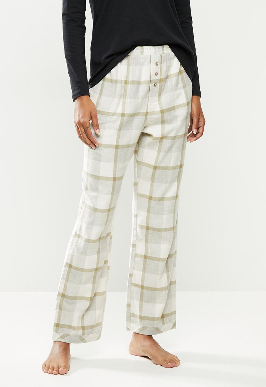 Cotton On - Warm flannel sleep pant - green