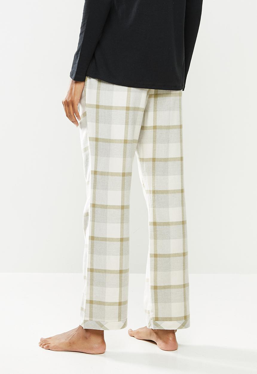 Cotton On - Warm flannel sleep pant - green