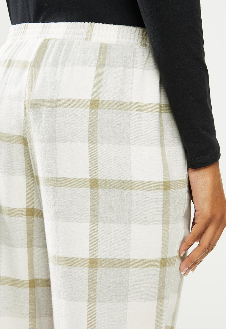 Cotton On - Warm flannel sleep pant - green