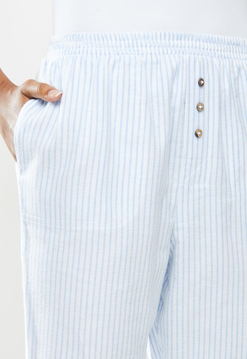 Cotton On - Warm flannel sleep pant - blue
