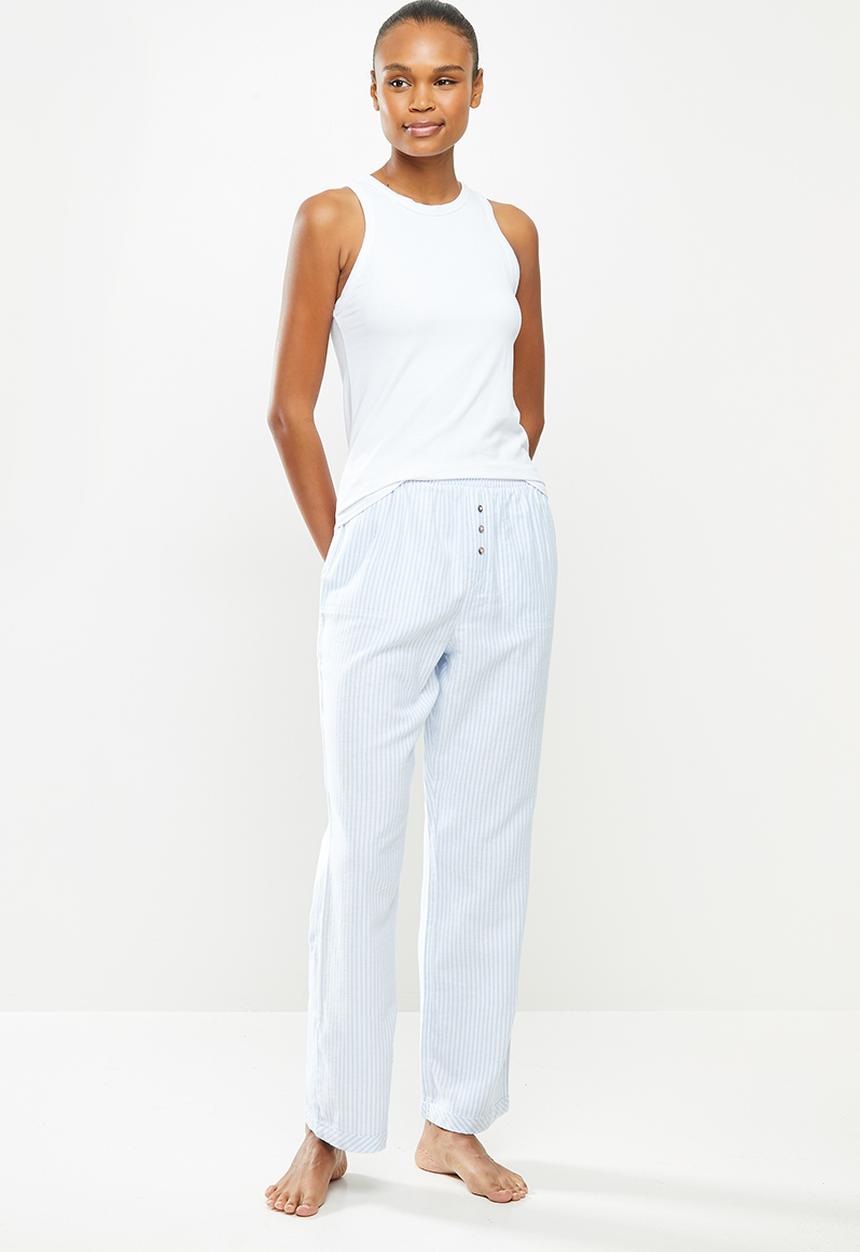 Cotton On - Warm flannel sleep pant - blue