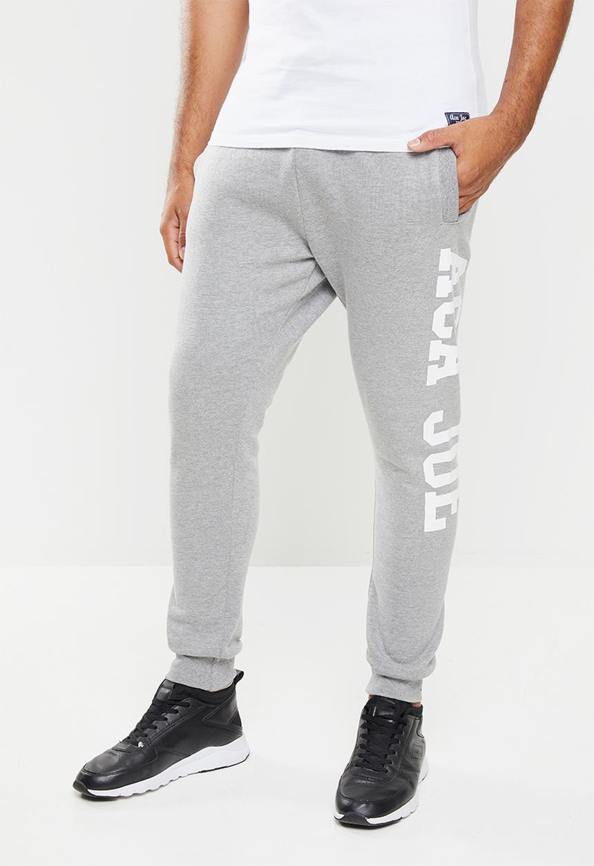 Aca Joe - Aca joe big logo jogger - grey