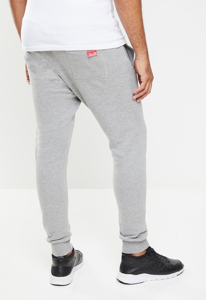 Aca Joe - Aca joe big logo jogger - grey