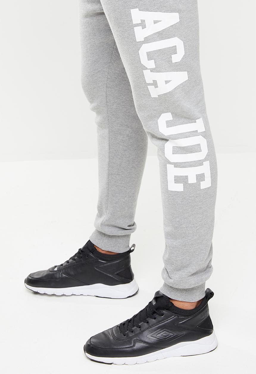 Aca Joe - Aca joe big logo jogger - grey