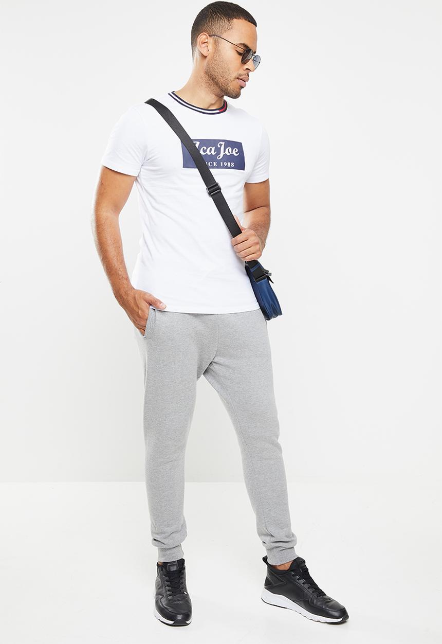Aca Joe - Aca joe big logo jogger - grey