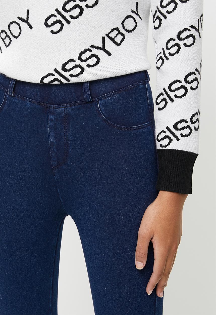 SISSY BOY - Axel knit jegging - blue