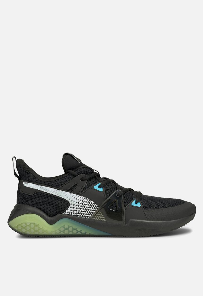PUMA - Cell fraction fade - puma black-scuba blue-yellow alert