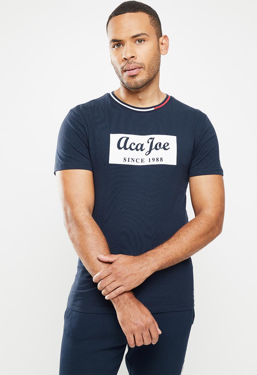 Aca Joe - Aca joe block T-shirt - navy