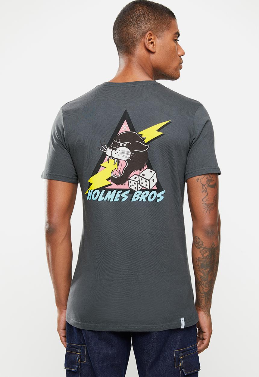 Holmes Bro's - Black panther short sleeve tee - charcoal