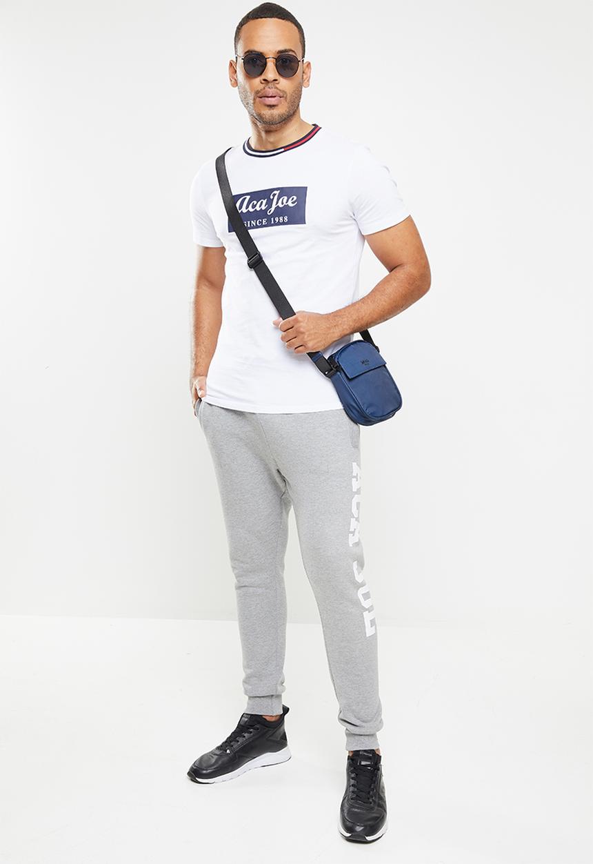 Aca Joe - Aca joe block T-shirt - white