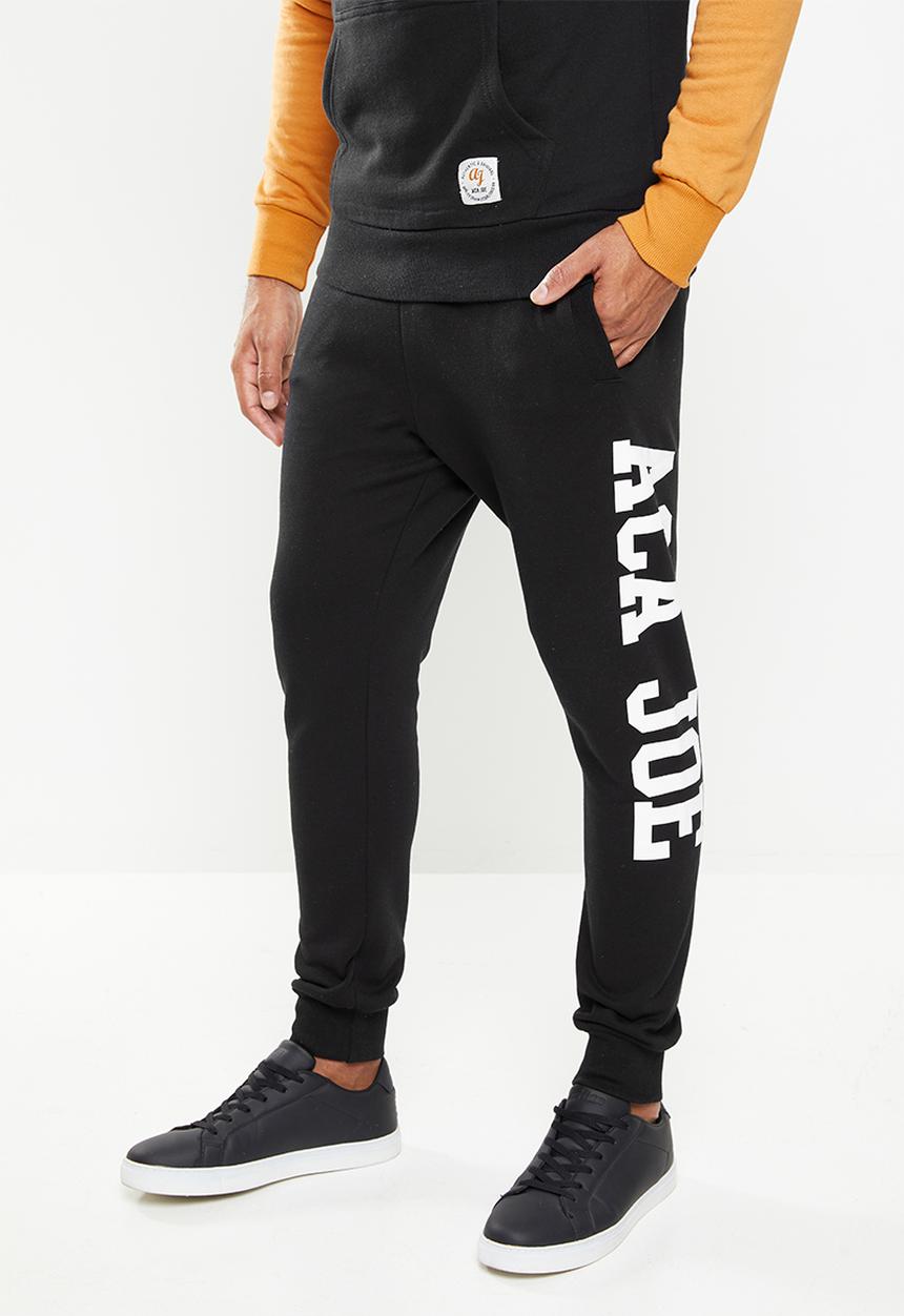 Aca Joe - Aca joe big logo jogger - black