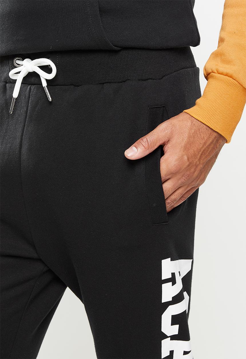 Aca Joe - Aca joe big logo jogger - black