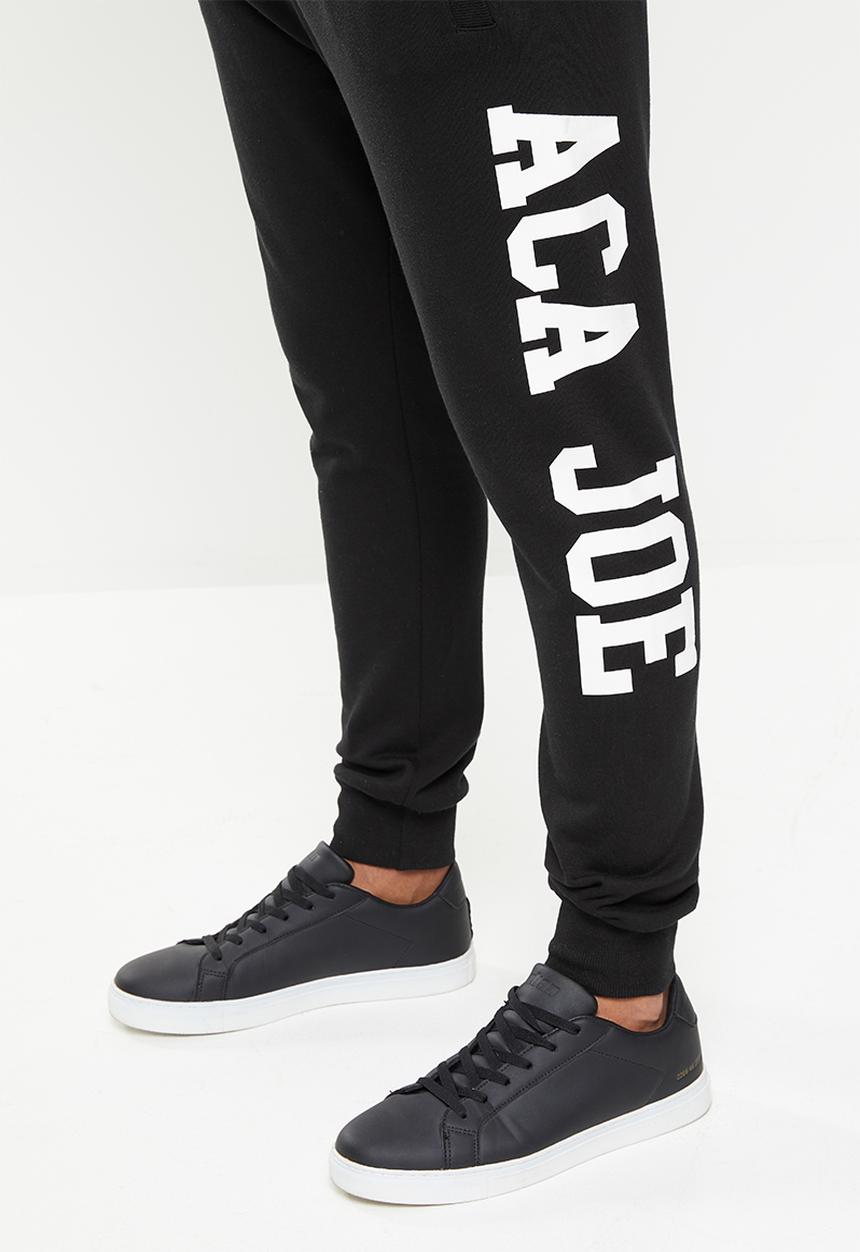 Aca Joe - Aca joe big logo jogger - black