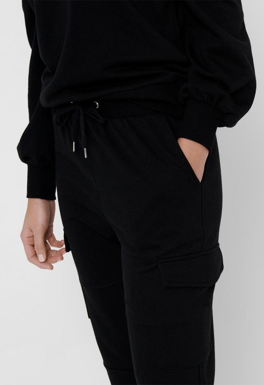 Jacqueline de Yong - Birmingham utility sweat pant - black