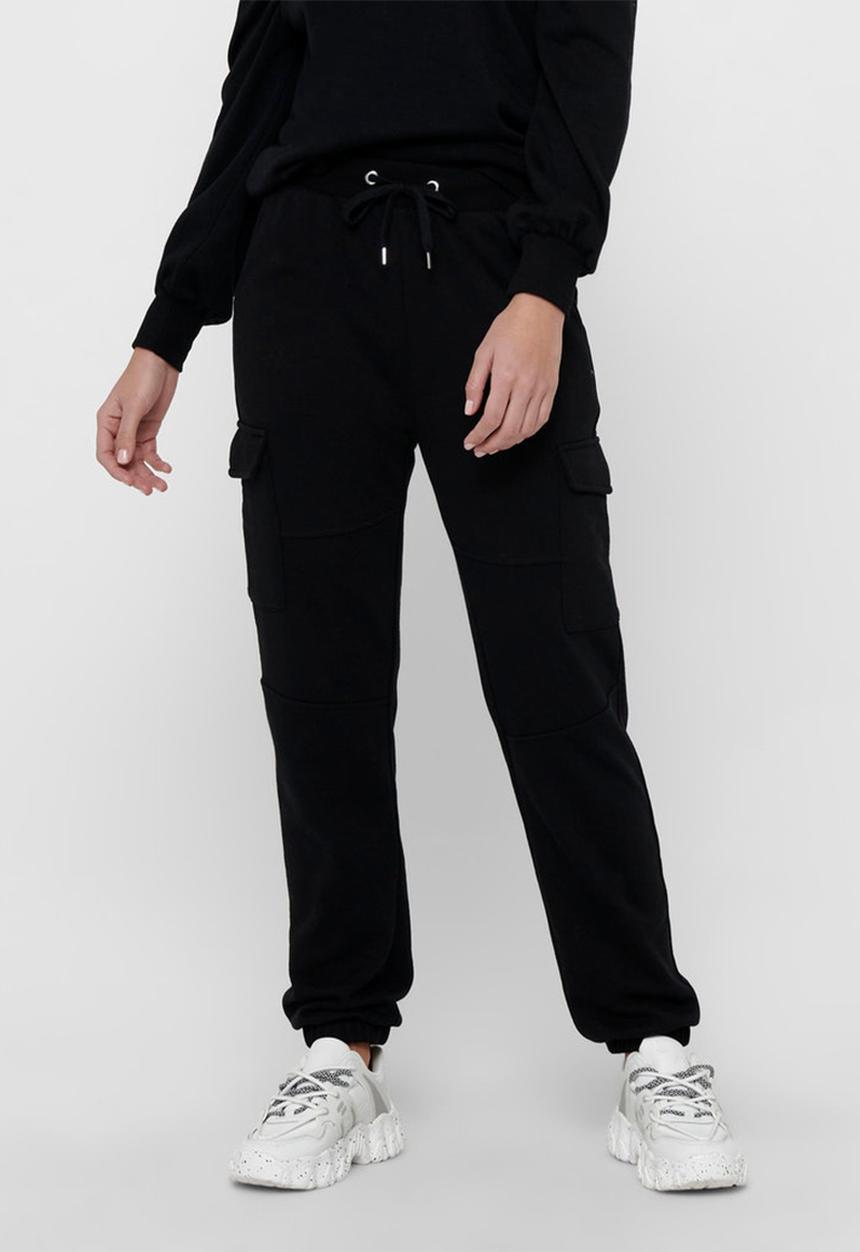 Jacqueline de Yong - Birmingham utility sweat pant - black