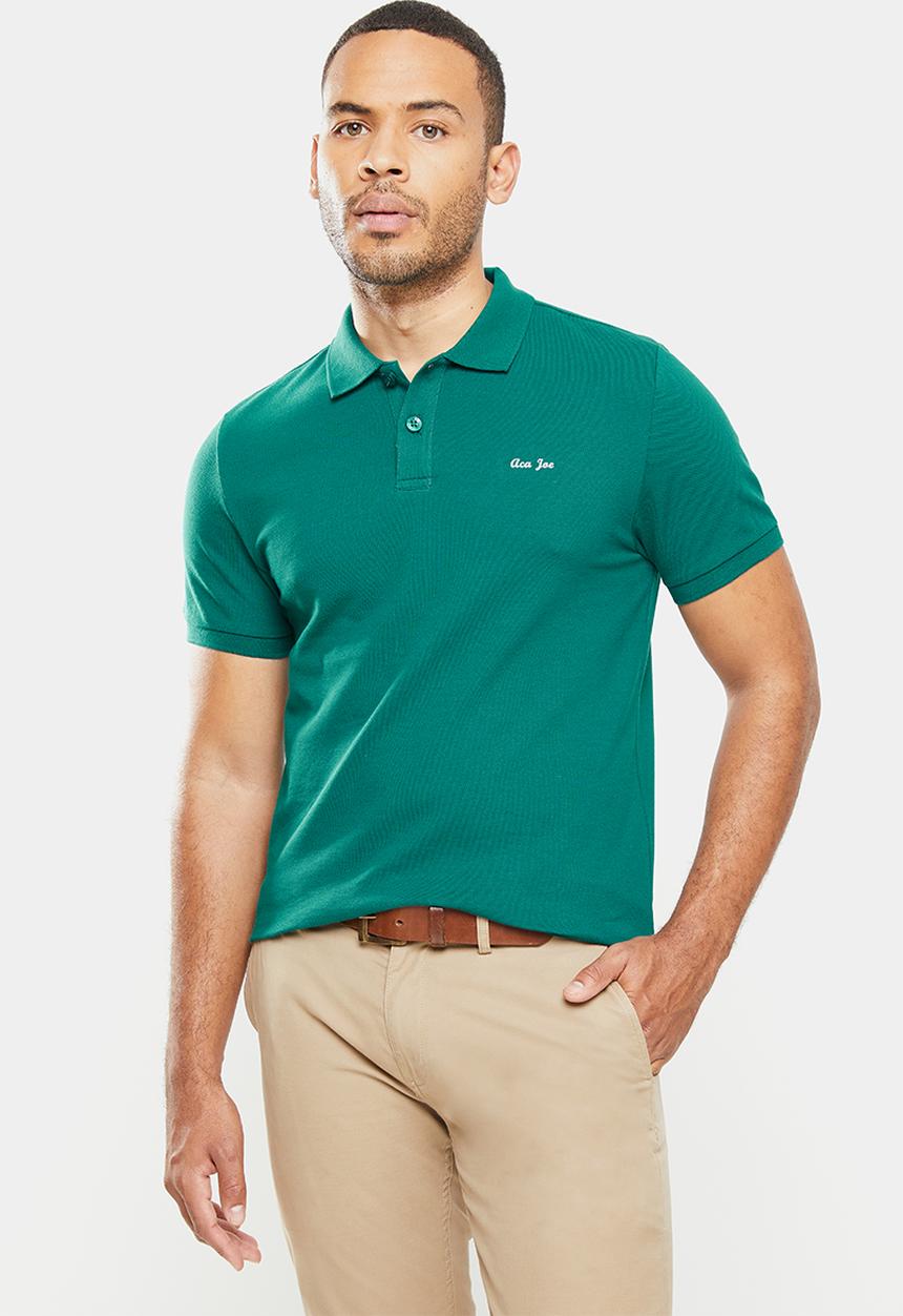 Aca Joe - Aca joe small aj logo golfer - teal