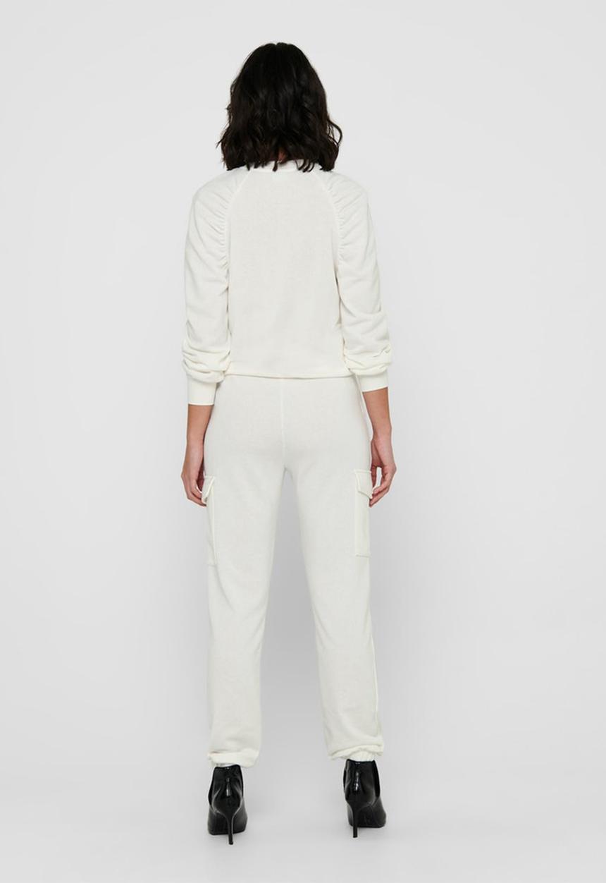 Jacqueline de Yong - Birmingham utility sweat pant - neutral 