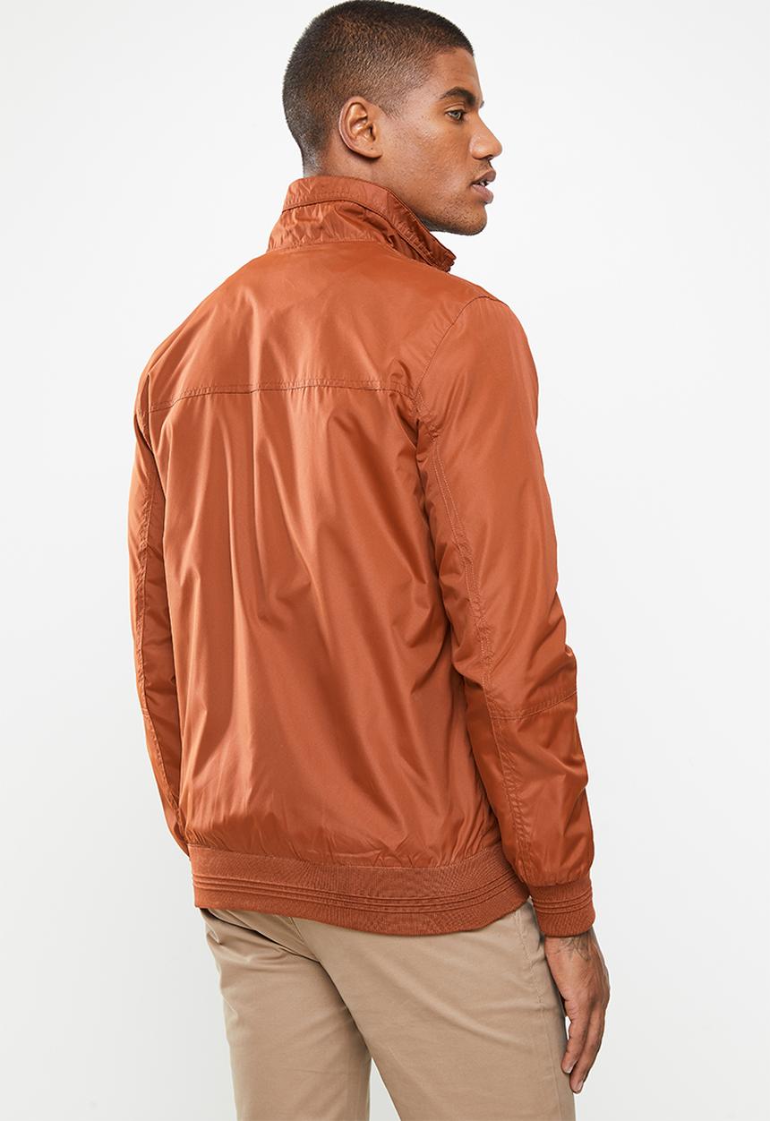Jonathan D - Zip through jacket - rust