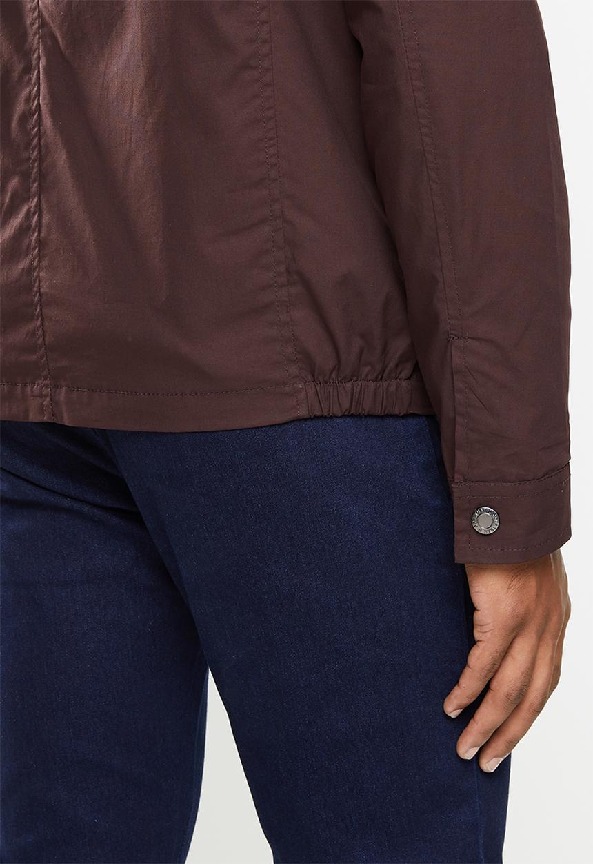 Jonathan D - Zip through jacket - burgundy