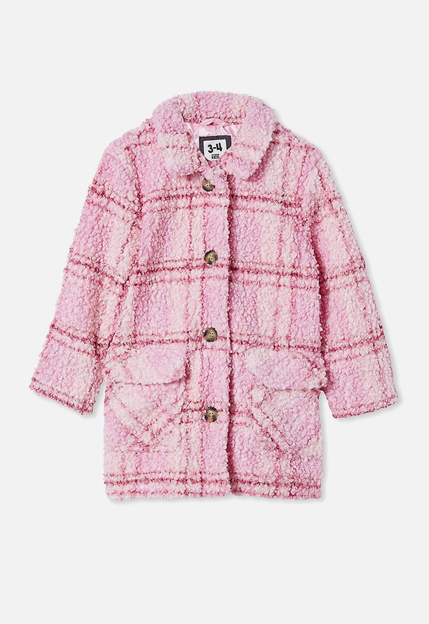 Cotton On - Cecilia check jacket - pink