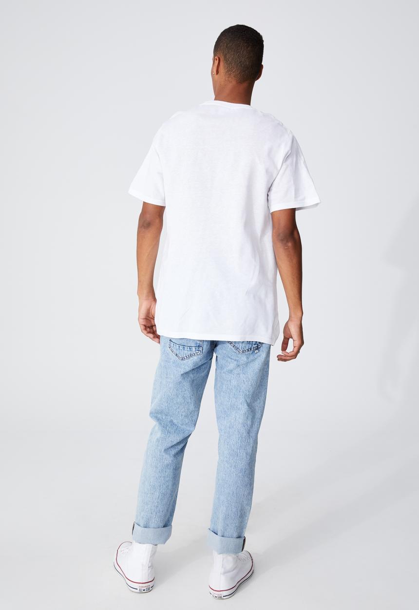 Cotton On - Tbar art T-shirt - white