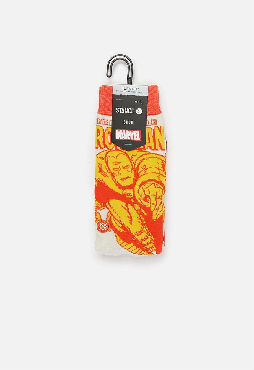 Stance Socks - Iron man marquee socks - red