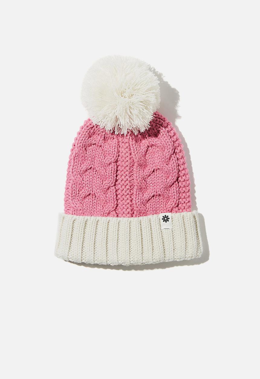 Cotton On - Winter knit beanie - pink