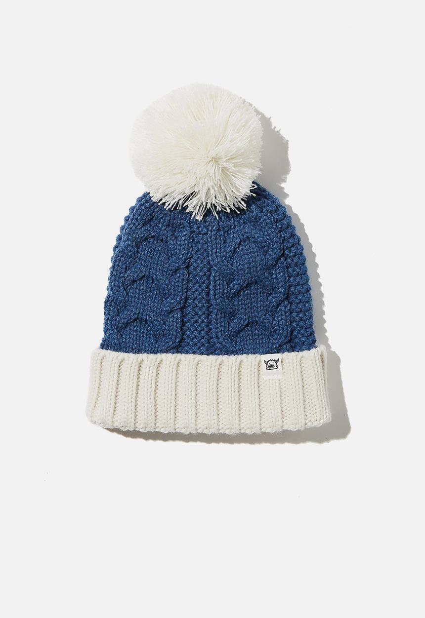 Cotton On - Winter knit beanie - blue 