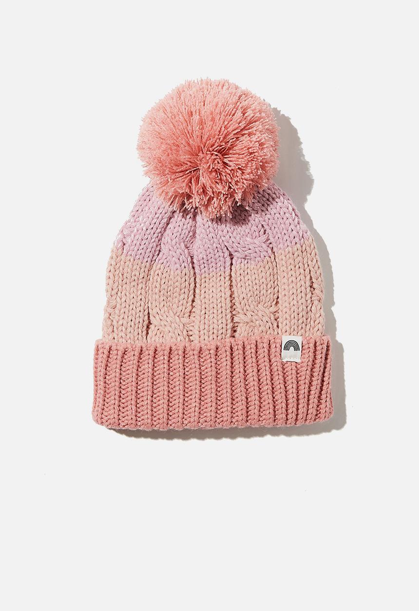 Cotton On - Winter knit beanie - pink