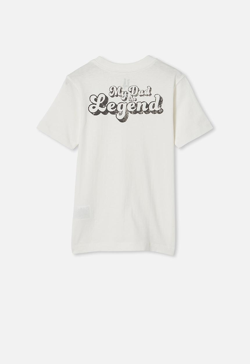 Cotton On - Max skater short sleeve tee - retro white
