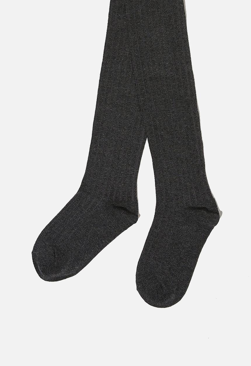 Cotton On - Ribbed solid tight - charcoal