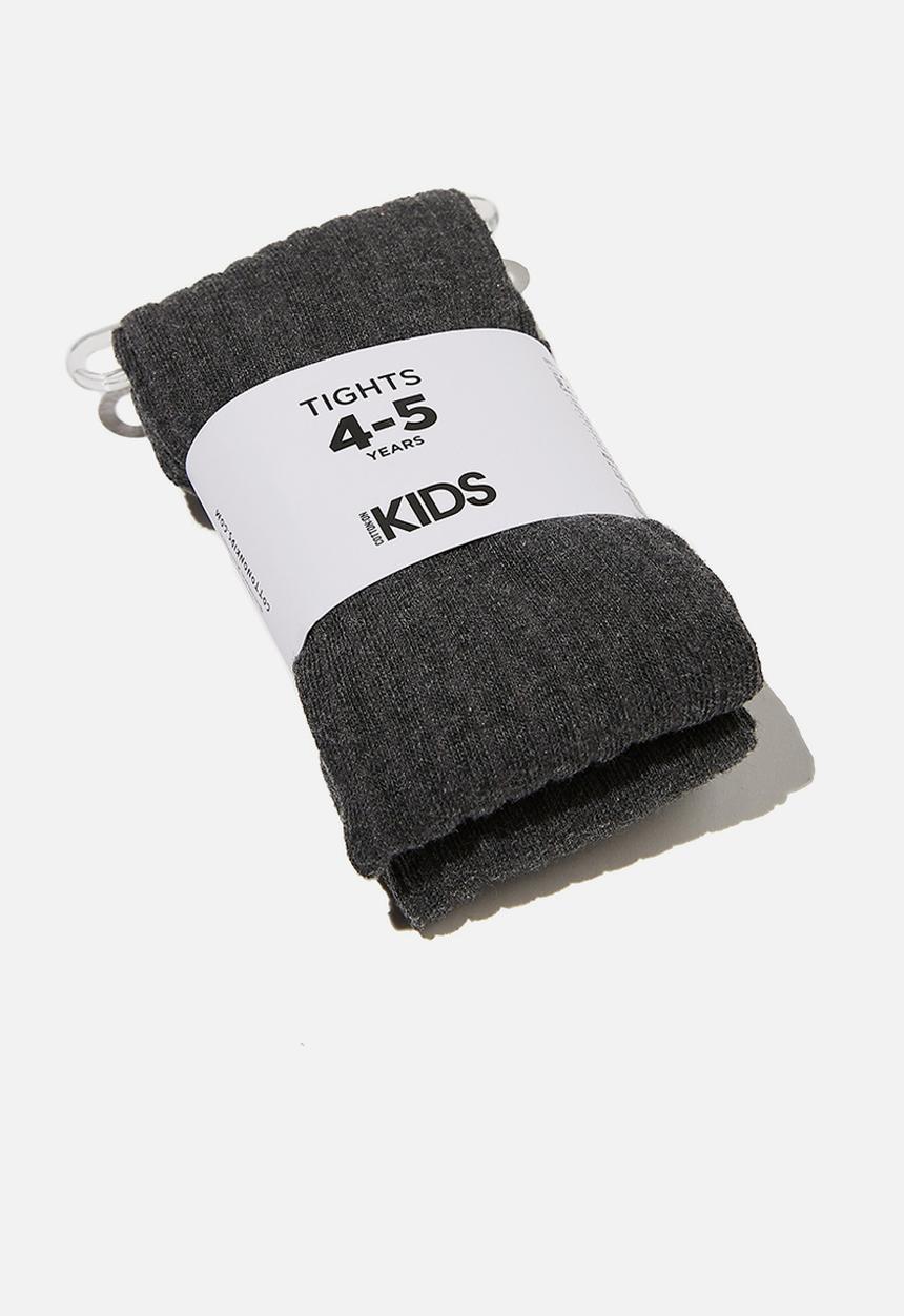 Cotton On - Ribbed solid tight - charcoal