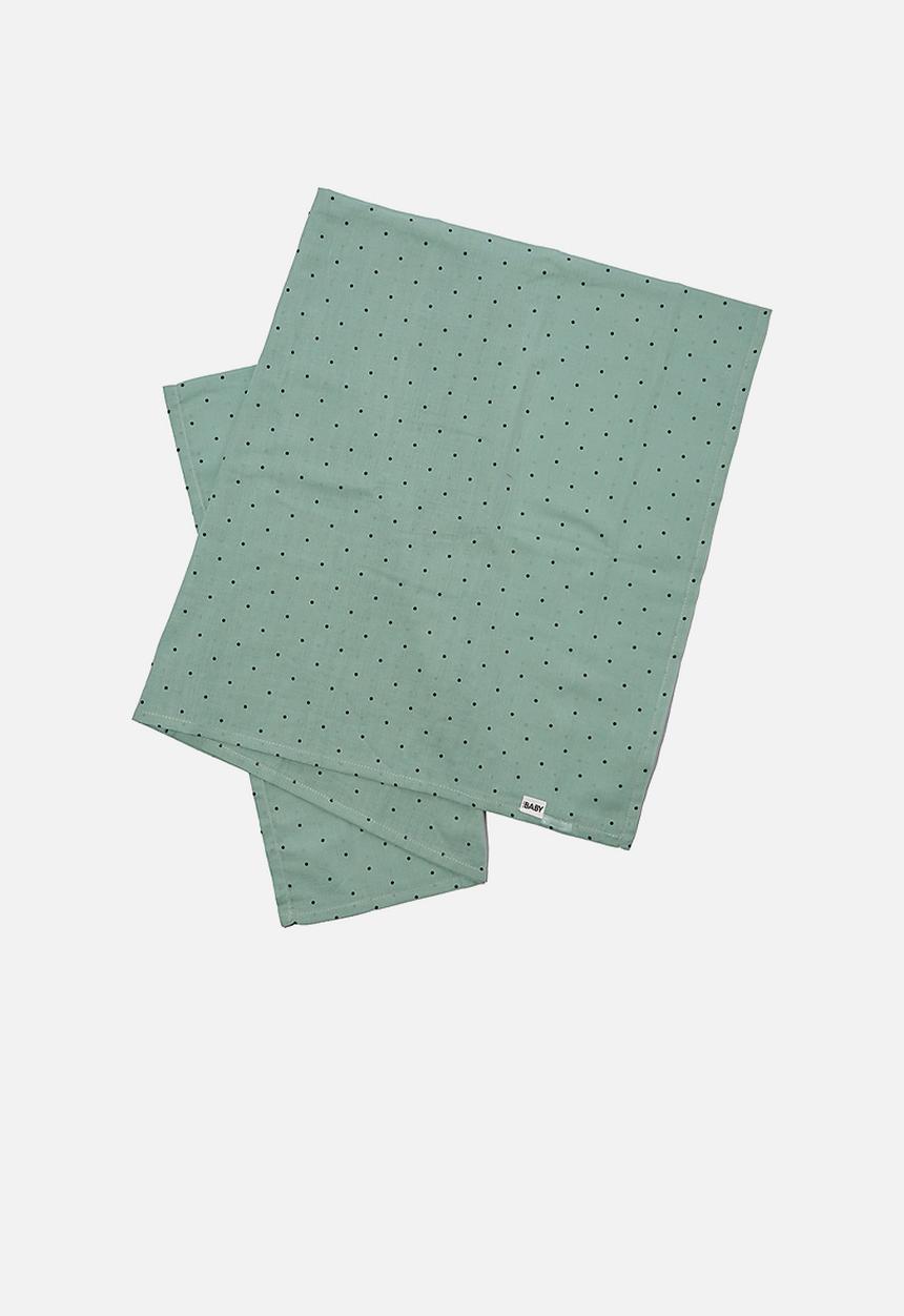 Cotton On - Organic muslin blanket - smashed avo