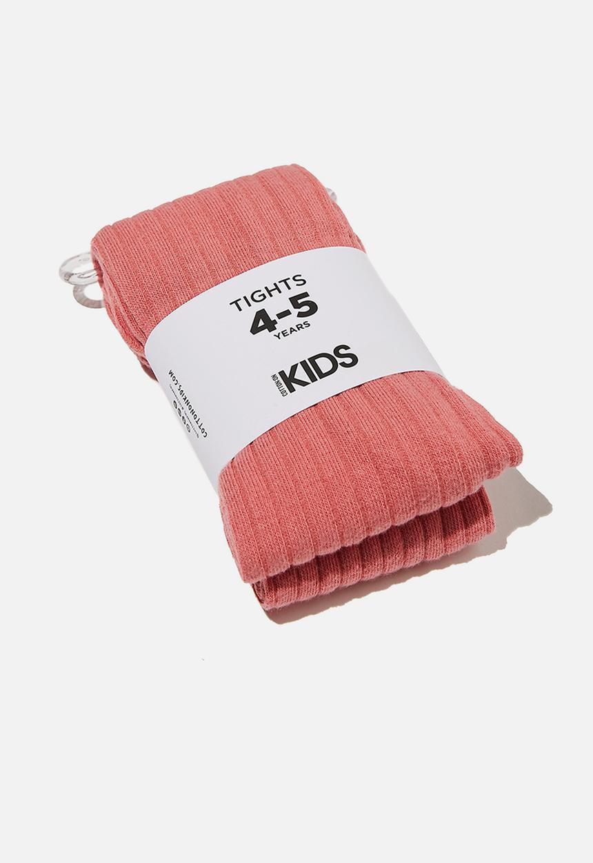 Cotton On - Ribbed solid tight - pink