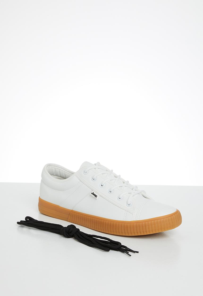 JEEP - Peg fashion sneaker - white