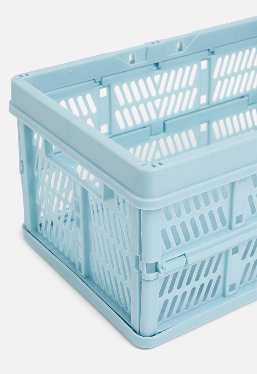 Typo - Small foldable storage - denim blue