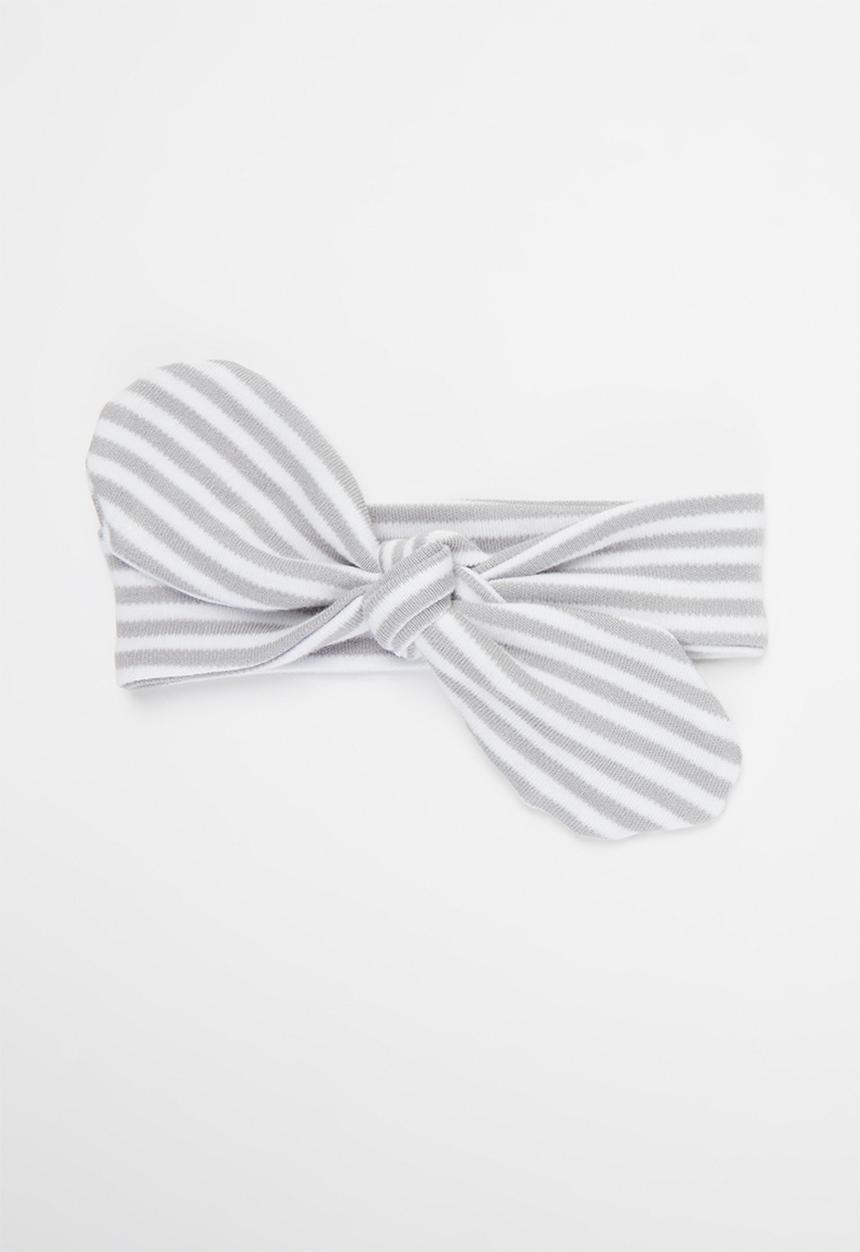 Little Lumps - Headband - grey & white 
