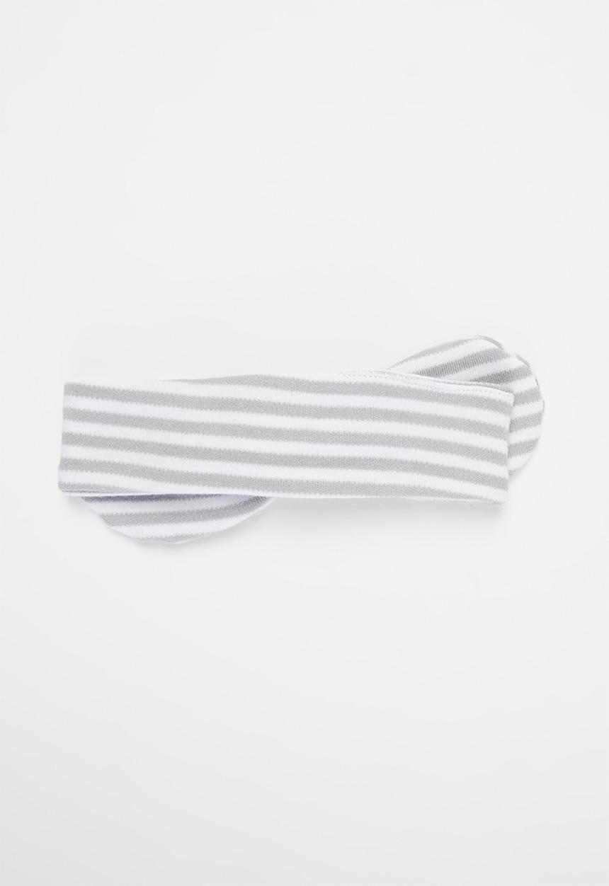 Little Lumps - Headband - grey & white 