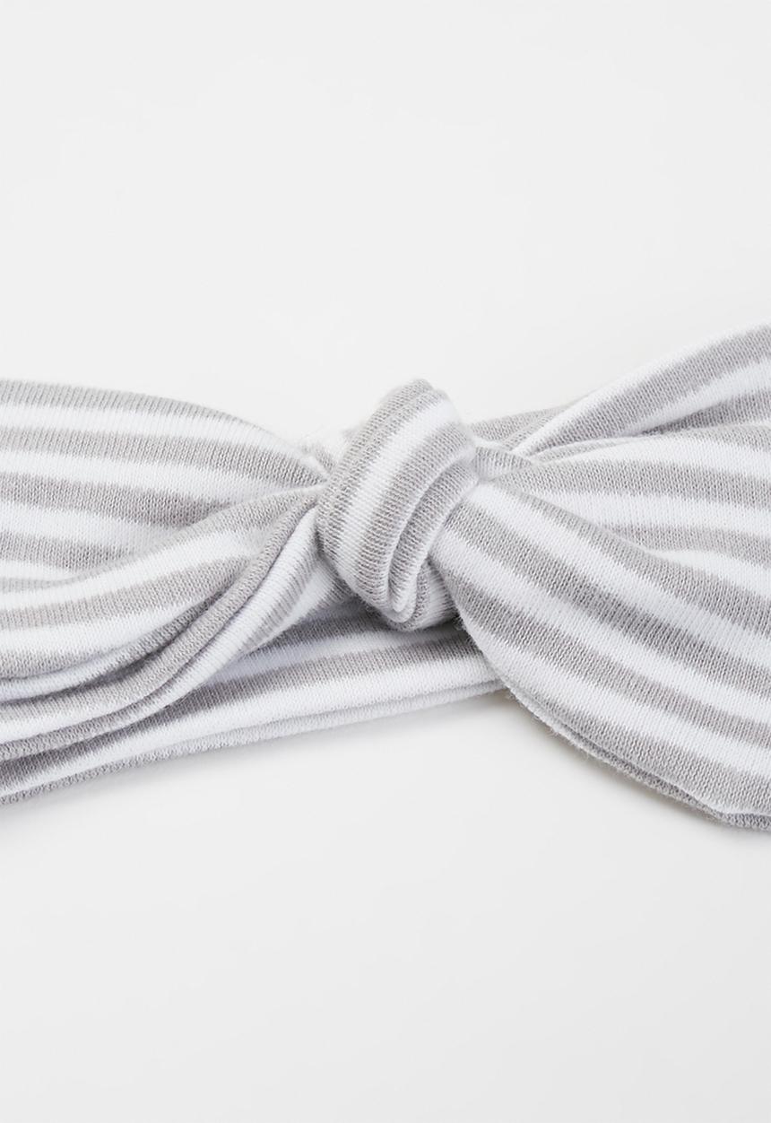Little Lumps - Headband - grey & white 