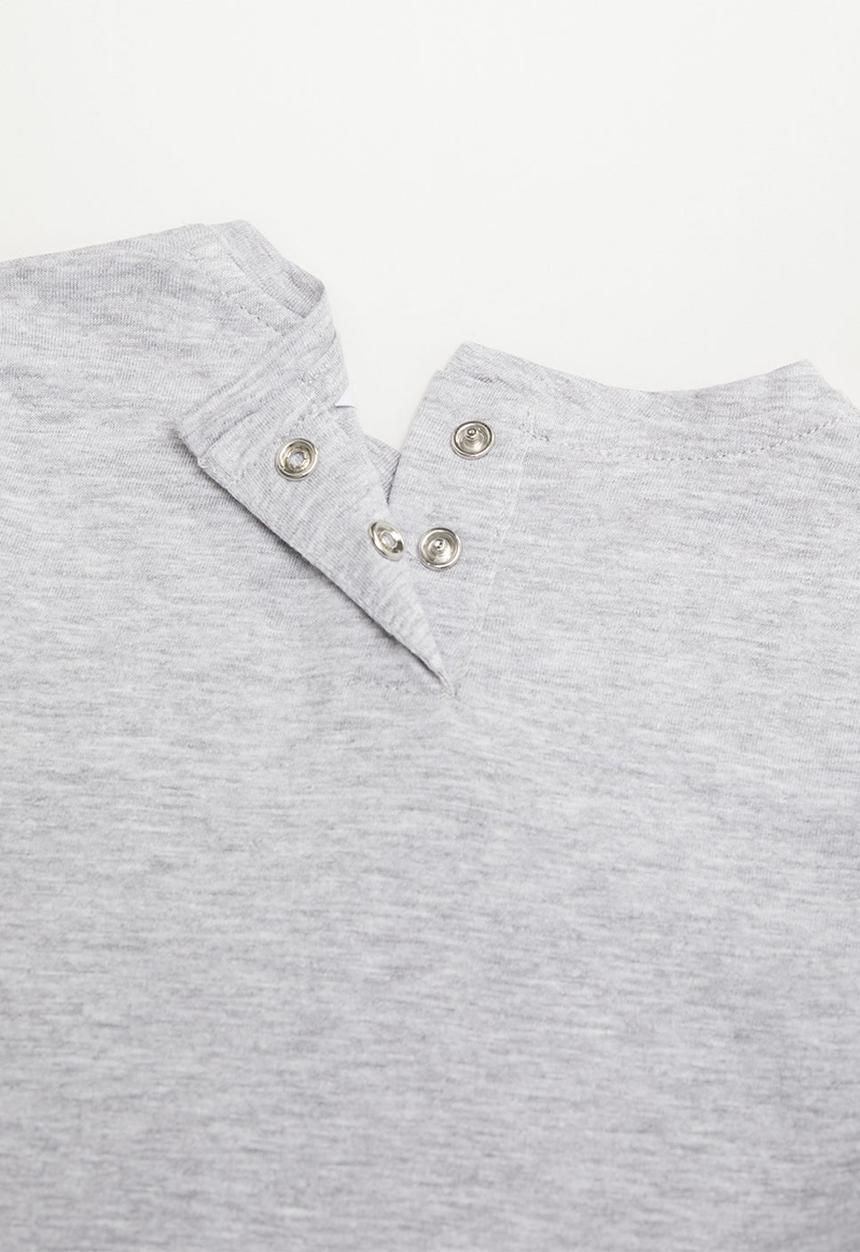 MANGO - Roar long sleeve tee - grey