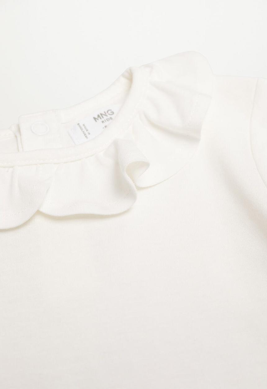 MANGO - Mini8 long sleeve tee - white