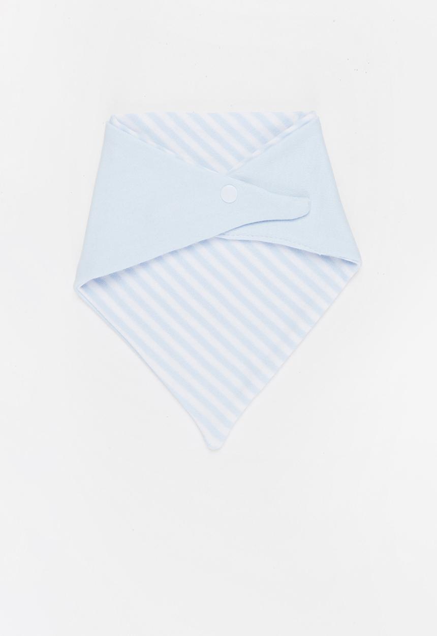 Little Lumps - Bib bandanna - blue & white 